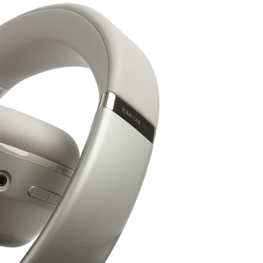 JBL Tour One M2 - Champagne - Wireless over-ear Noise Cancelling headphones - Detailshot 8 image number null